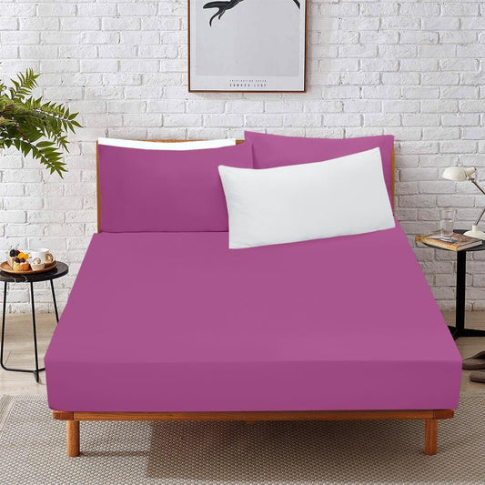 Purple Fitted Sheet | Chessington Rooms UK | Soft Microfiber sheets