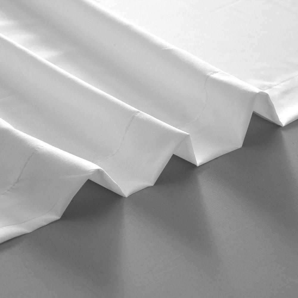 White Flat Sheet, Soft Brushed Microfiber, Easy Care - Chessington Rooms